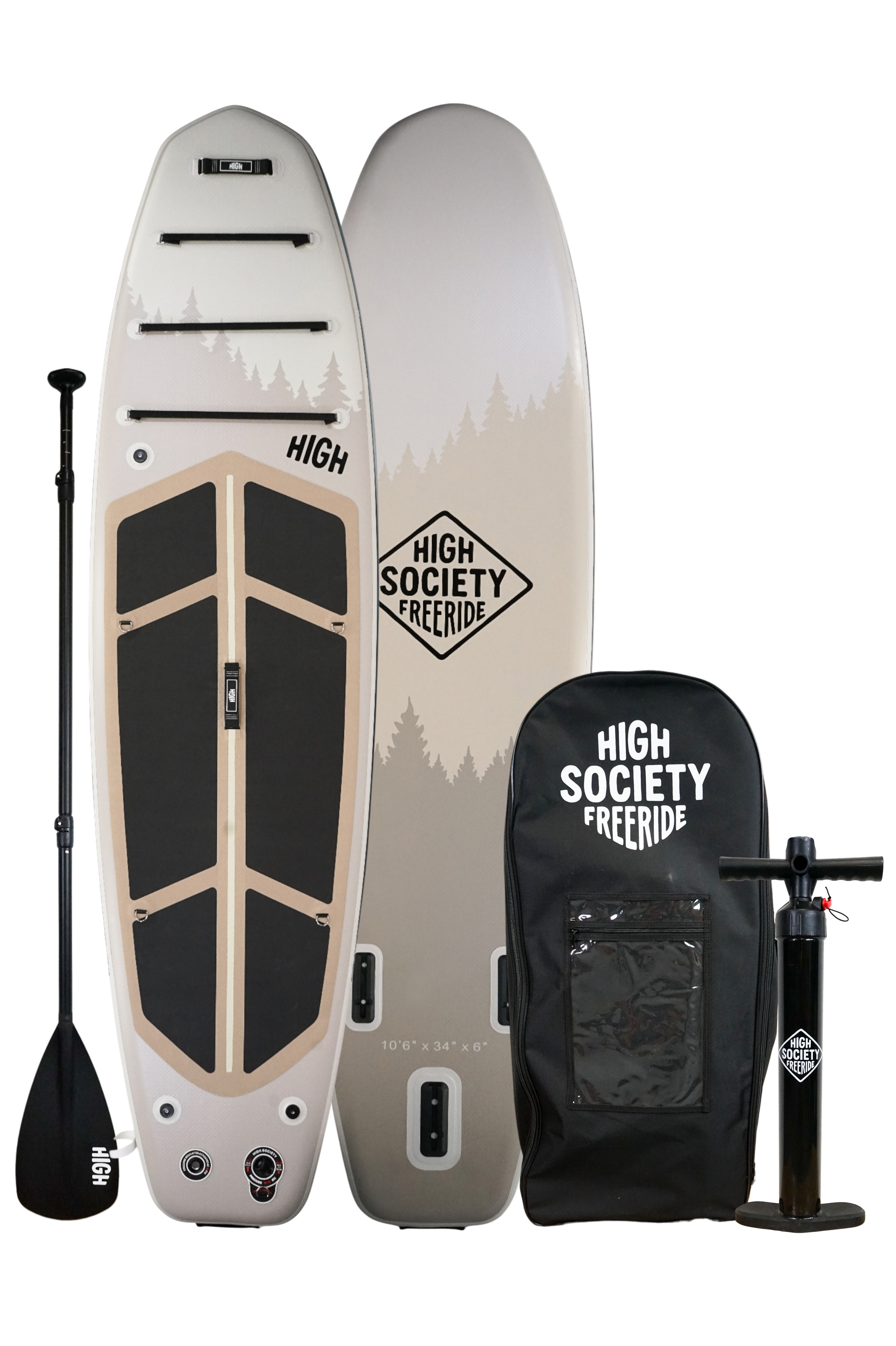 Timberline Inflatable Paddle Board – HighSociety Freeride Company
