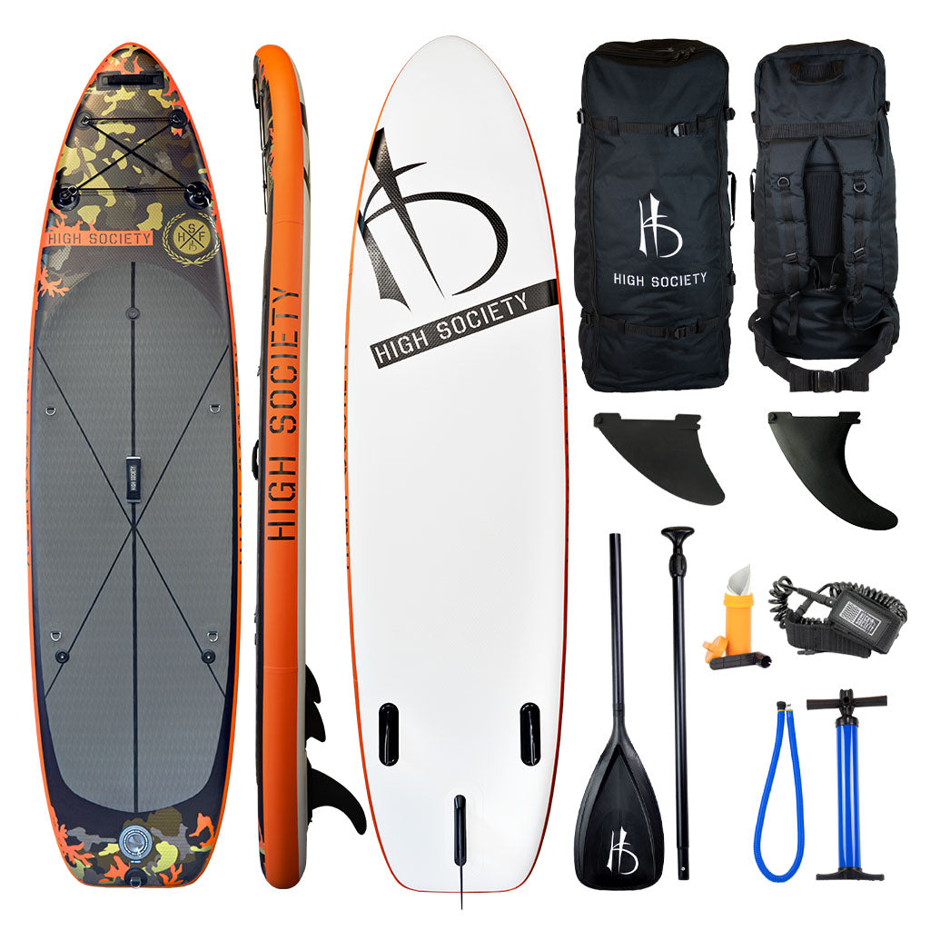 Northstar2 inflatable stand up paddle board package with included accessories
