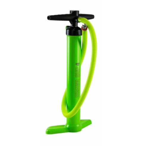 Green inflatable paddle board pump