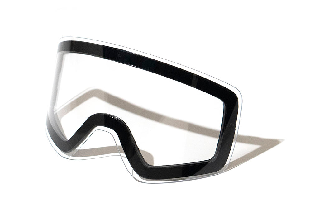 Clear goggles lens