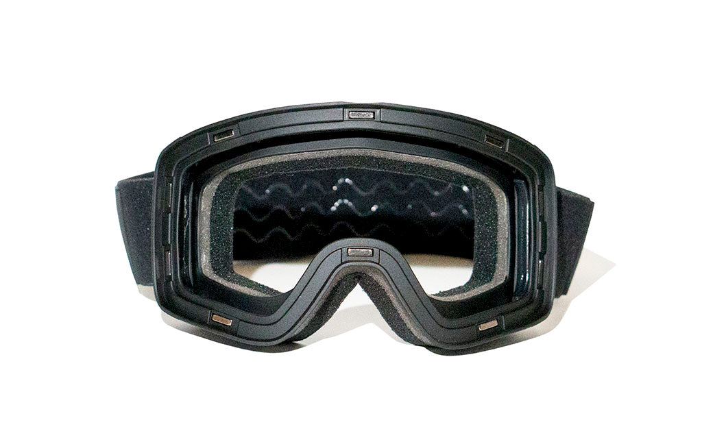 Detail of magnets on goggles