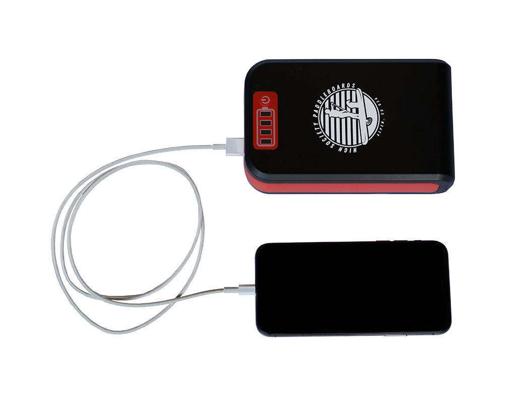 Electric sup pump battery charging iPhone