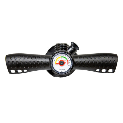High Society black sup pump gauge and handle